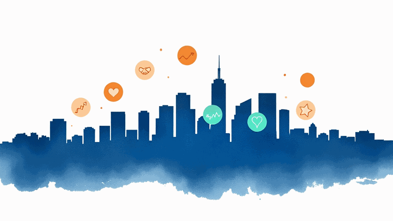 Hero illustration for: Employee Engagement Benchmarks by Industry in Australia