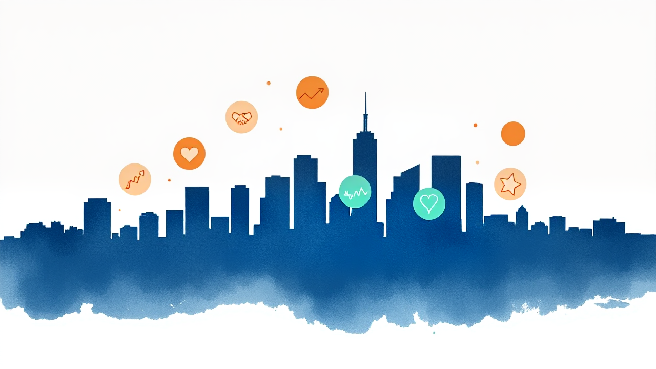 Hero illustration for: Employee Engagement Benchmarks by Industry in Australia